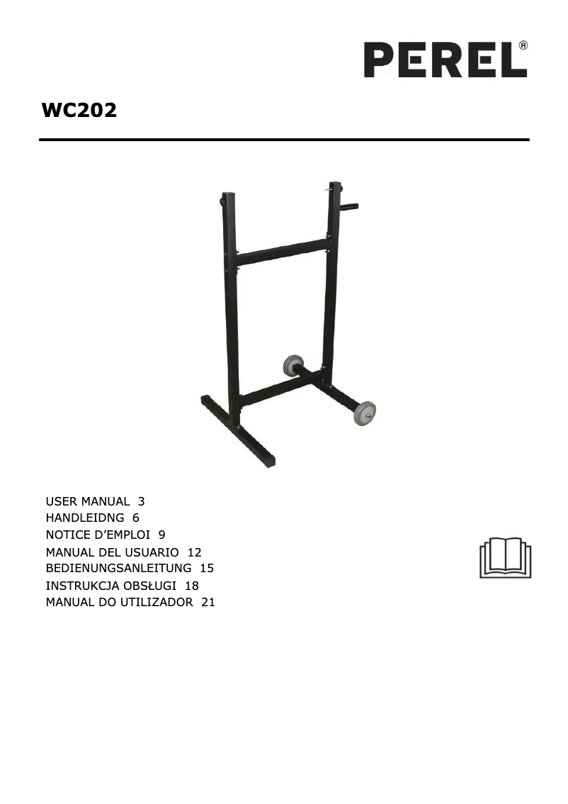 Imagen de la primera página del manual del dispositivo WC202