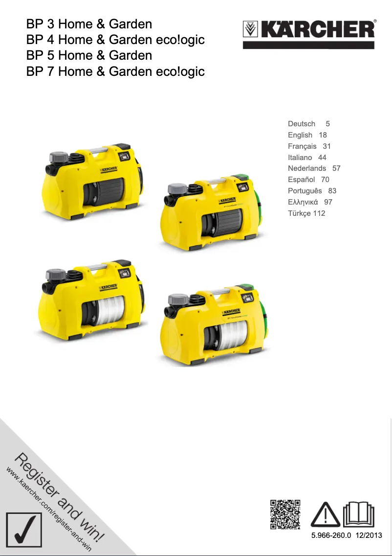 Imagen de la primera página del manual del dispositivo BP 4