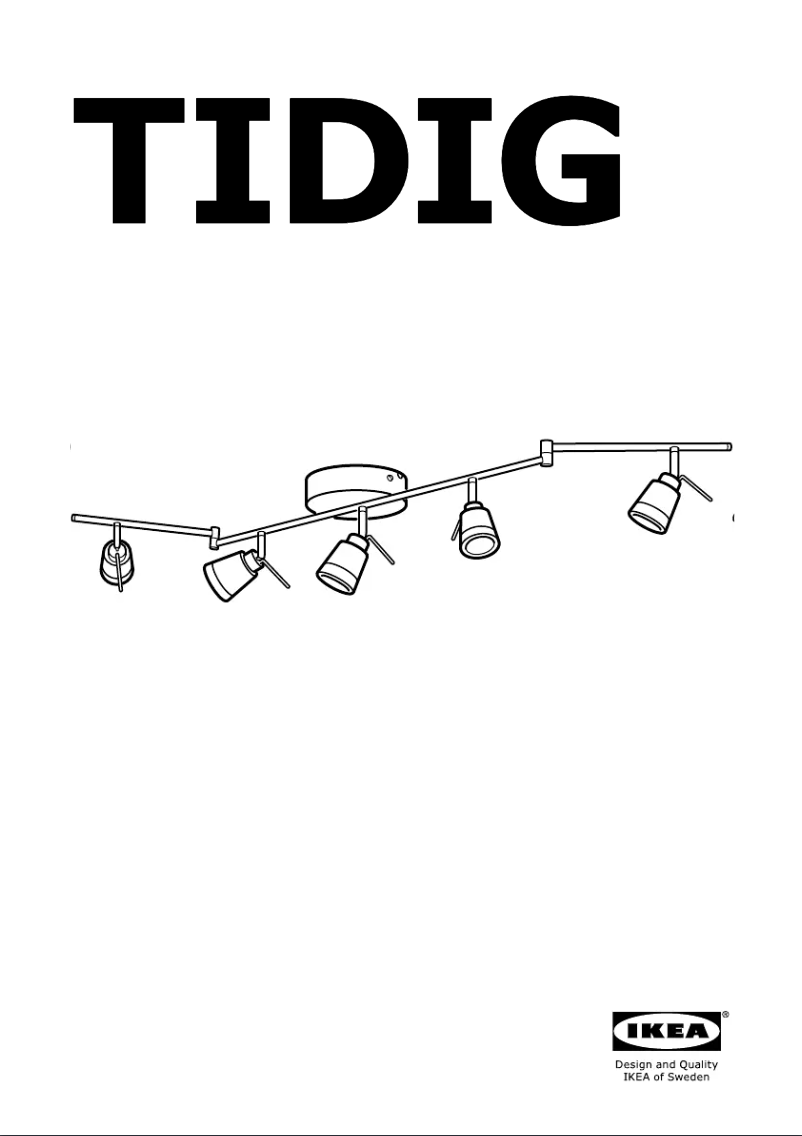 Imagen de la primera página del manual del dispositivo TIDIG