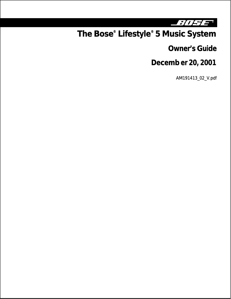 Imagen de la primera página del manual del dispositivo Lifestyle 5 series II