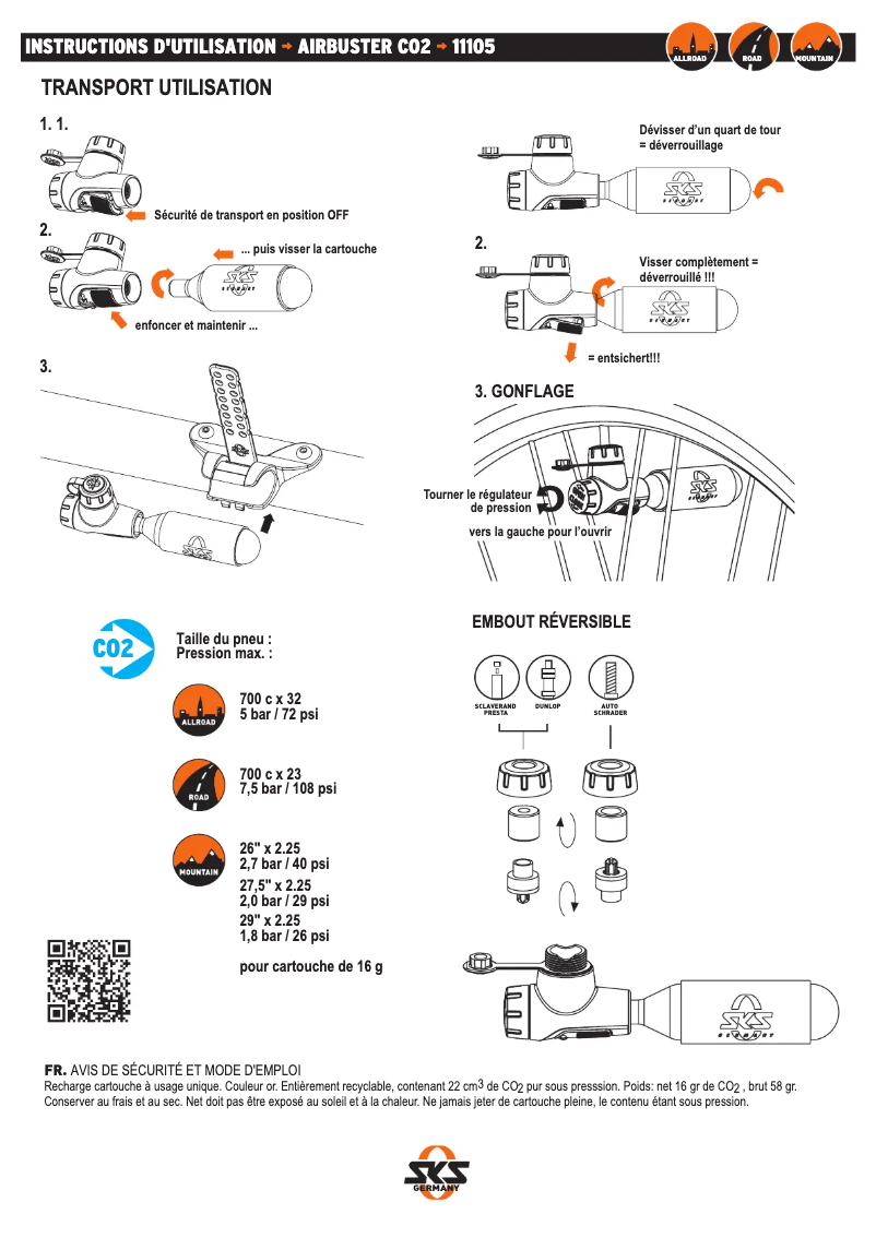 Página 1 del manual Manual de usuario SKS Airbuster CO2