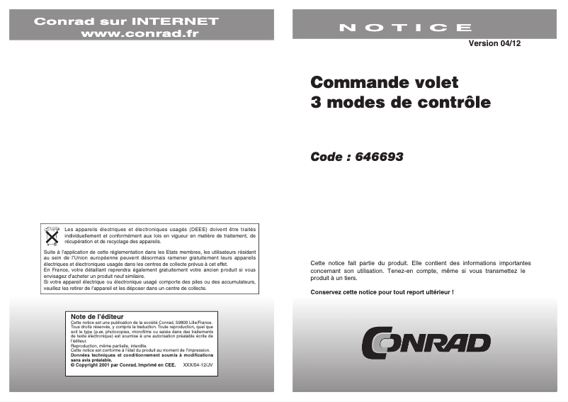 Imagen de la primera página del manual del dispositivo Tastor Mercato