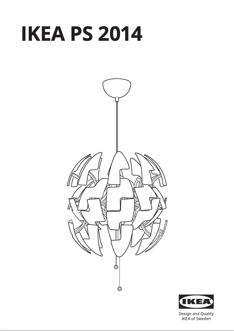Página 1 del manual Instrucciones visuales Ikea PS 2014