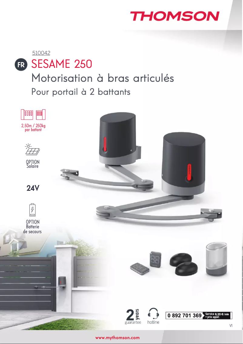 Página 1 del manual Manual de usuario Thomson 510042