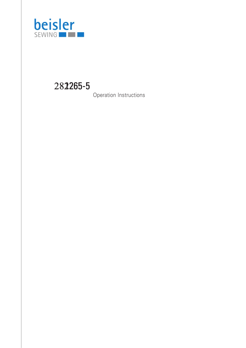 Imagen de la primera página del manual del dispositivo 1265