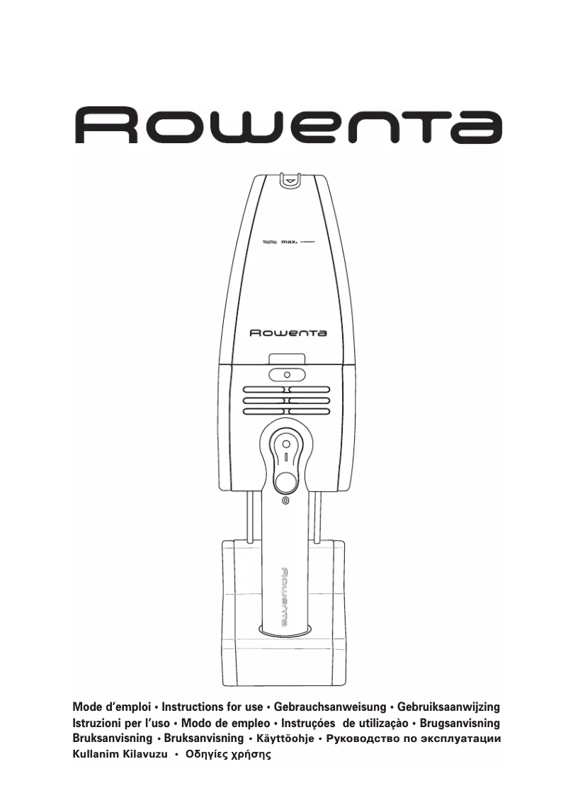 Página nº 1 - Manual de usuario Rowenta Cleanette AC350