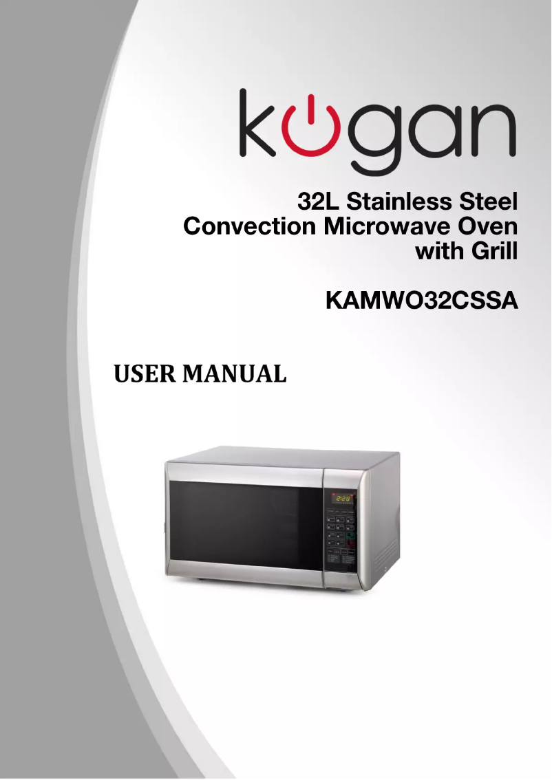 Página 1 del manual Manual de usuario Kogan KAMWO32CSSA