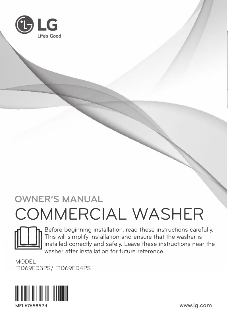 Página 1 del manual Manual de usuario LG F1069FD3PS