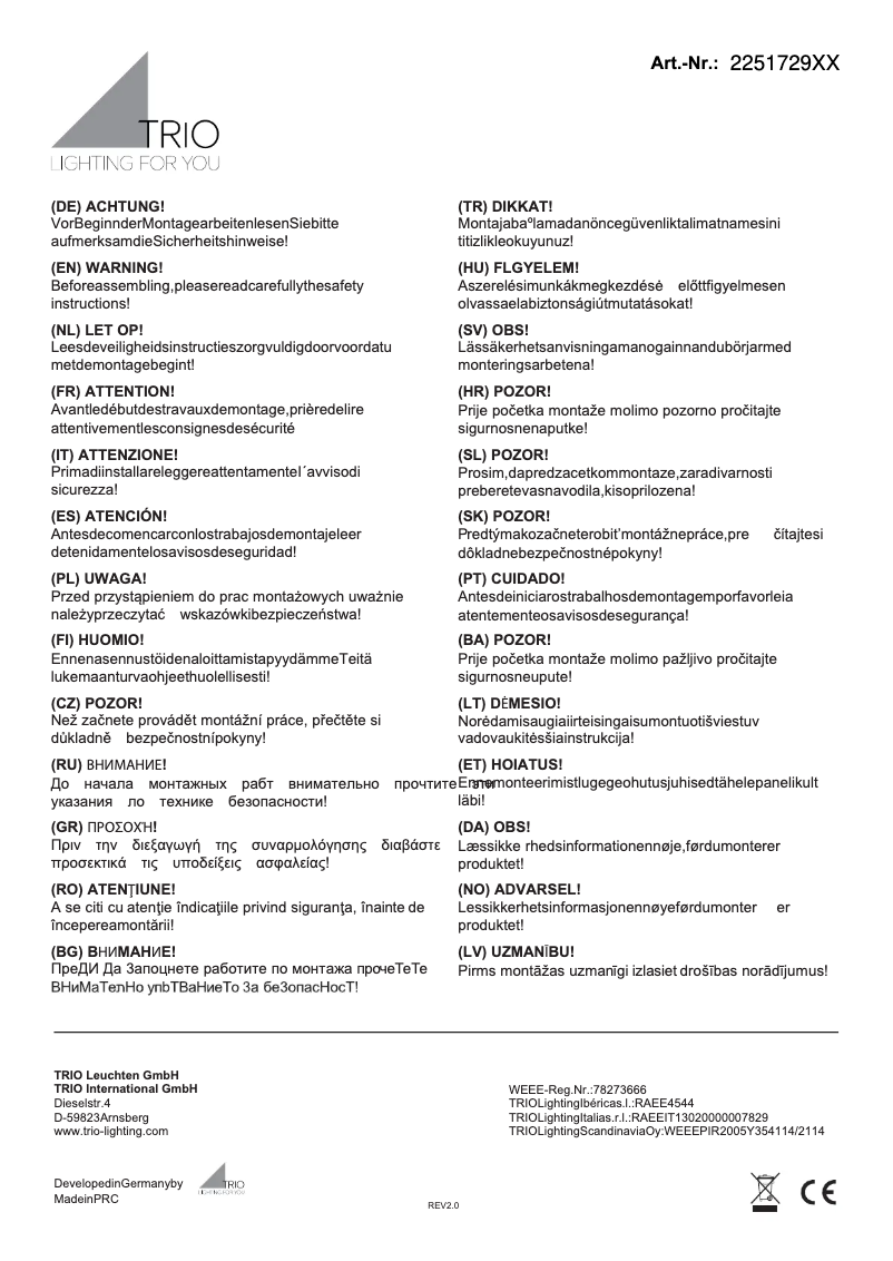 Imagen de la primera página del manual del dispositivo Concha 225172931