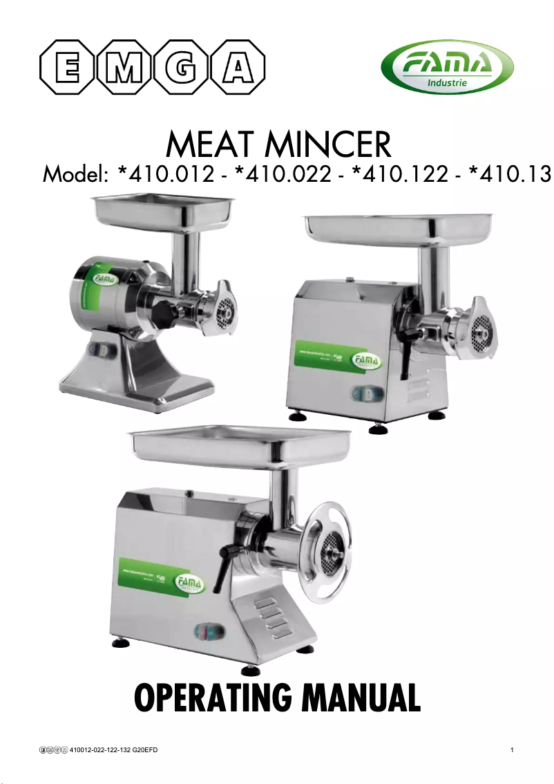 Página 1 del manual Manual de usuario Fama 410122