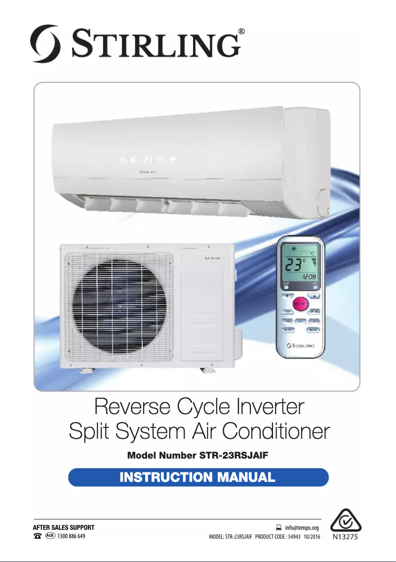 Imagen de la primera página del manual del dispositivo STR-23RSJAIF