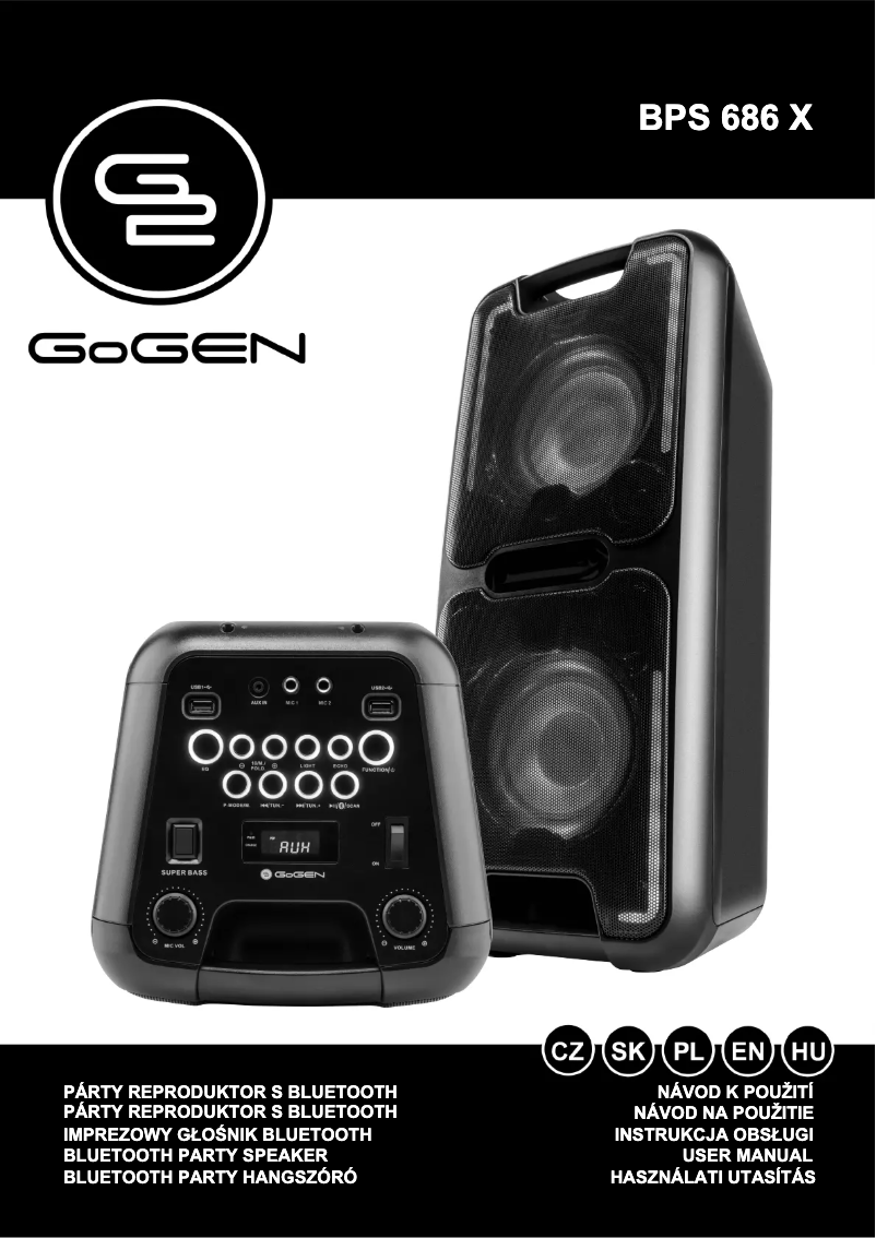 Imagen de la primera página del manual del dispositivo BPS 686X