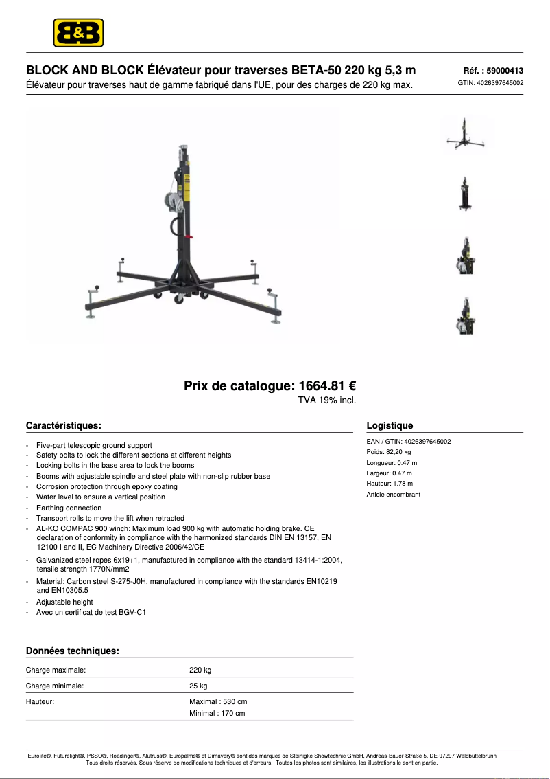 Imagen de la primera página del manual del dispositivo BETA-50