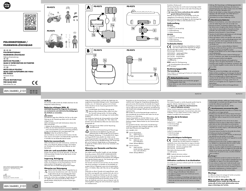 Imagen de la primera página del manual del dispositivo IAN 366883