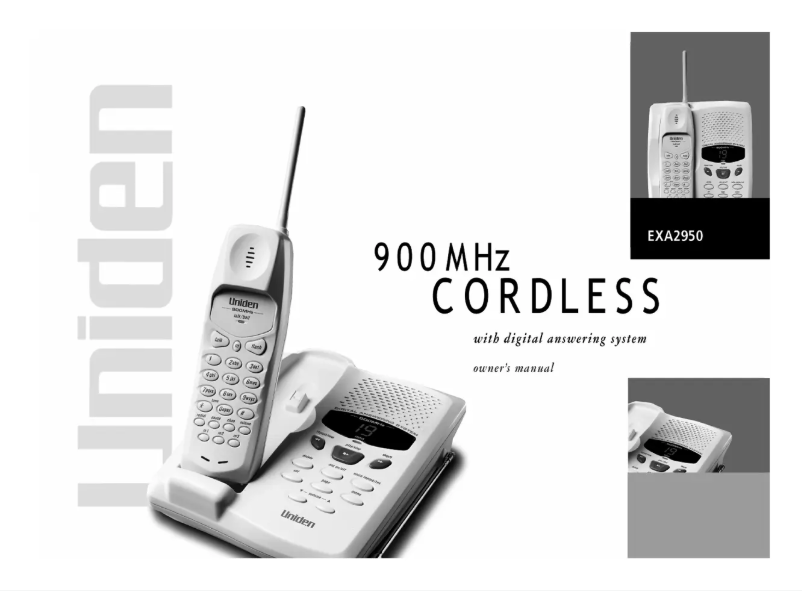 Imagen de la primera página del manual del dispositivo EXA 2950