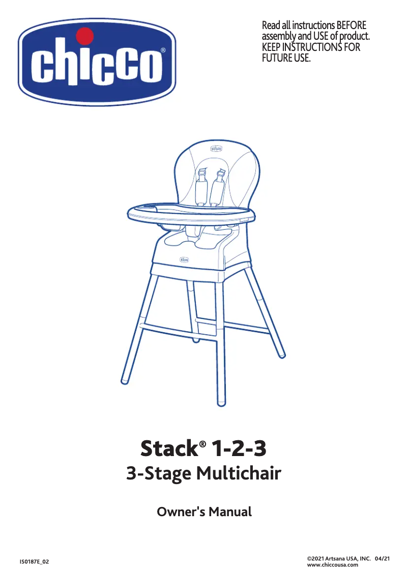 Imagen de la primera página del manual del dispositivo Stack 1-2-3