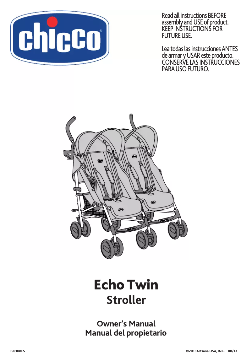 Imagen de la primera página del manual del dispositivo Echo Twin