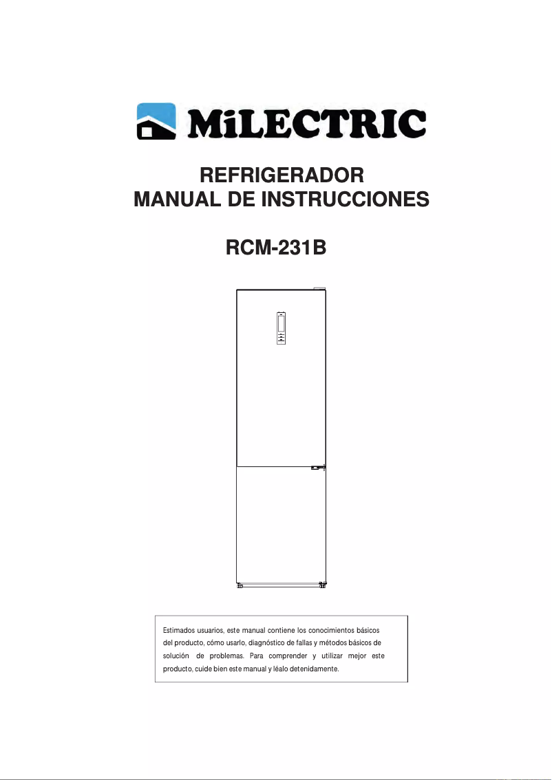 Página 1 del manual Manual de usuario Milectric RCM-231B