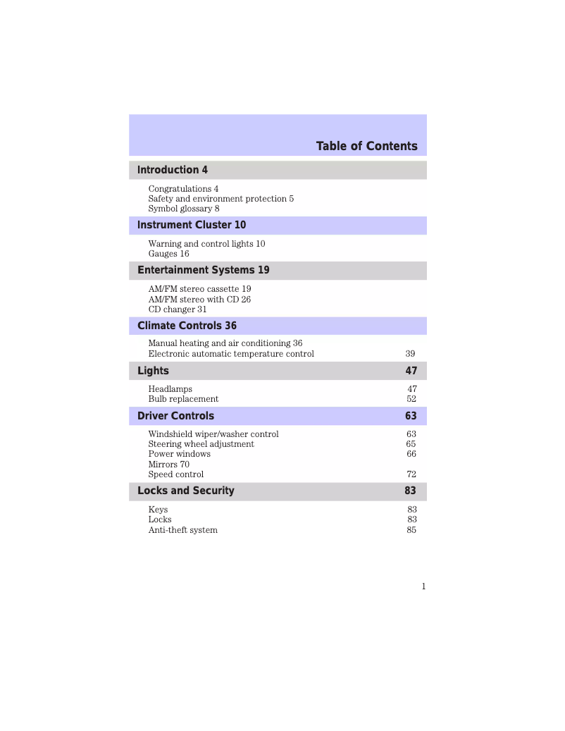 Imagen de la primera página del manual del dispositivo Sable (2002)