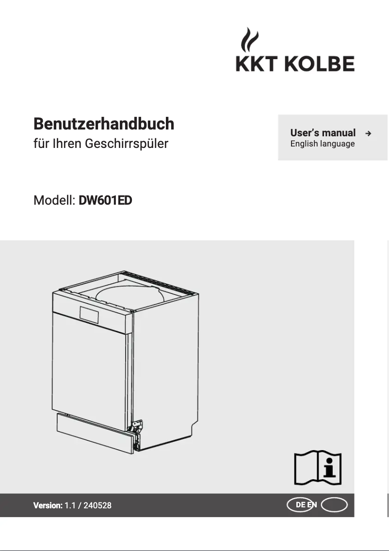 Imagen de la primera página del manual del dispositivo DW601ED