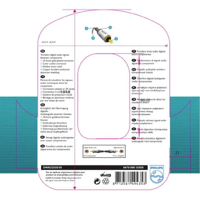 Imagen de la primera página del manual del dispositivo SWA3203S
