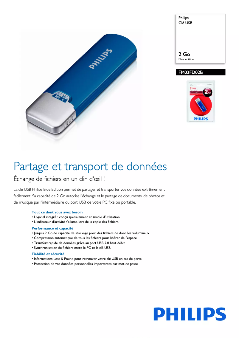 Imagen de la primera página del manual del dispositivo FM02FD02B