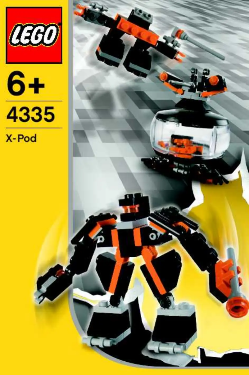 Página 1 del manual Manual de usuario Lego Black Robots Pod