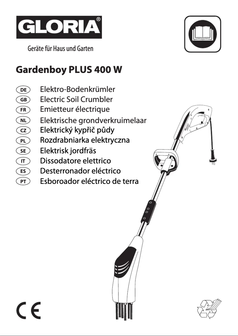 Imagen de la primera página del manual del dispositivo Gardenboy PLUS 400 W