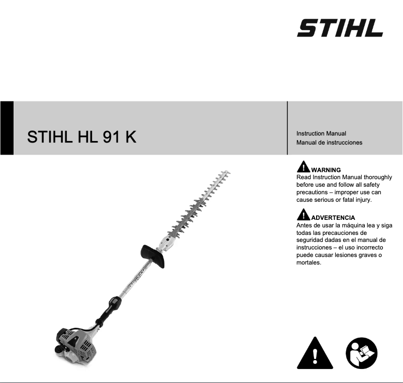 Página 1 del manual Manual de usuario Stihl HL 91 K