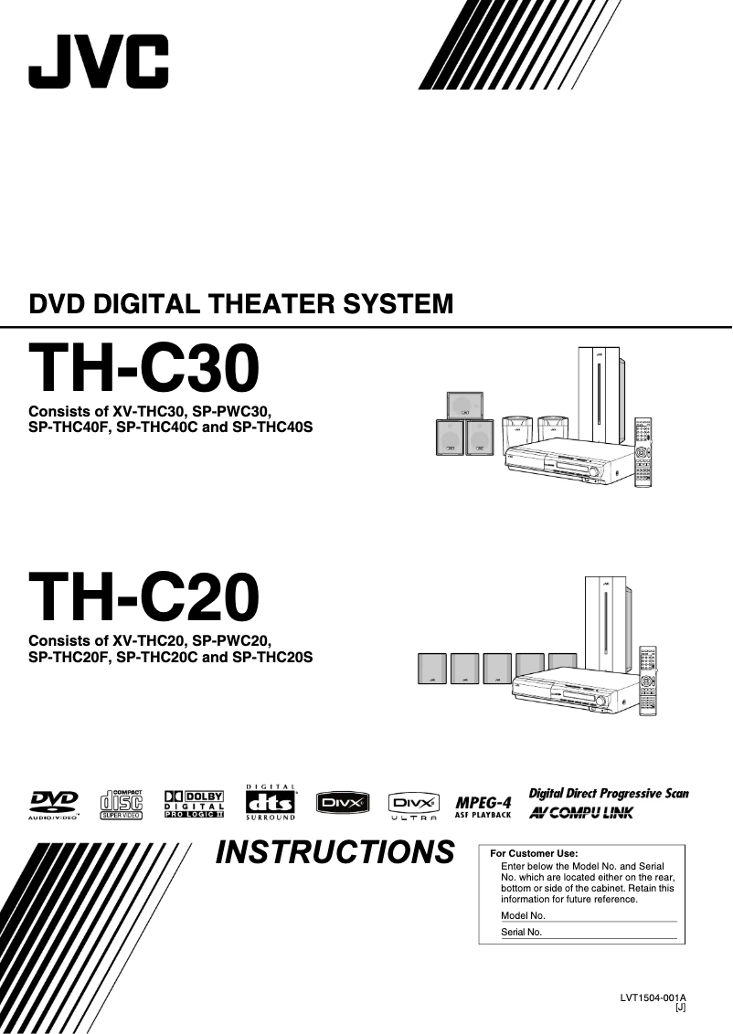 Imagen de la primera página del manual del dispositivo TH-C20