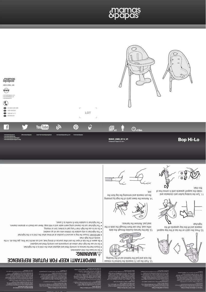 Imagen de la primera página del manual del dispositivo Bop