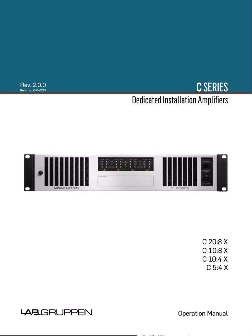 Imagen de la primera página del manual del dispositivo C10:8X