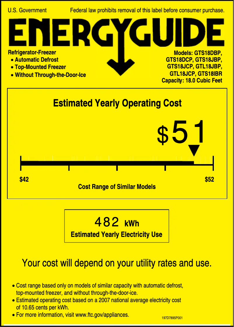 Imagen de la primera página del manual del dispositivo GTS18DCPRWW