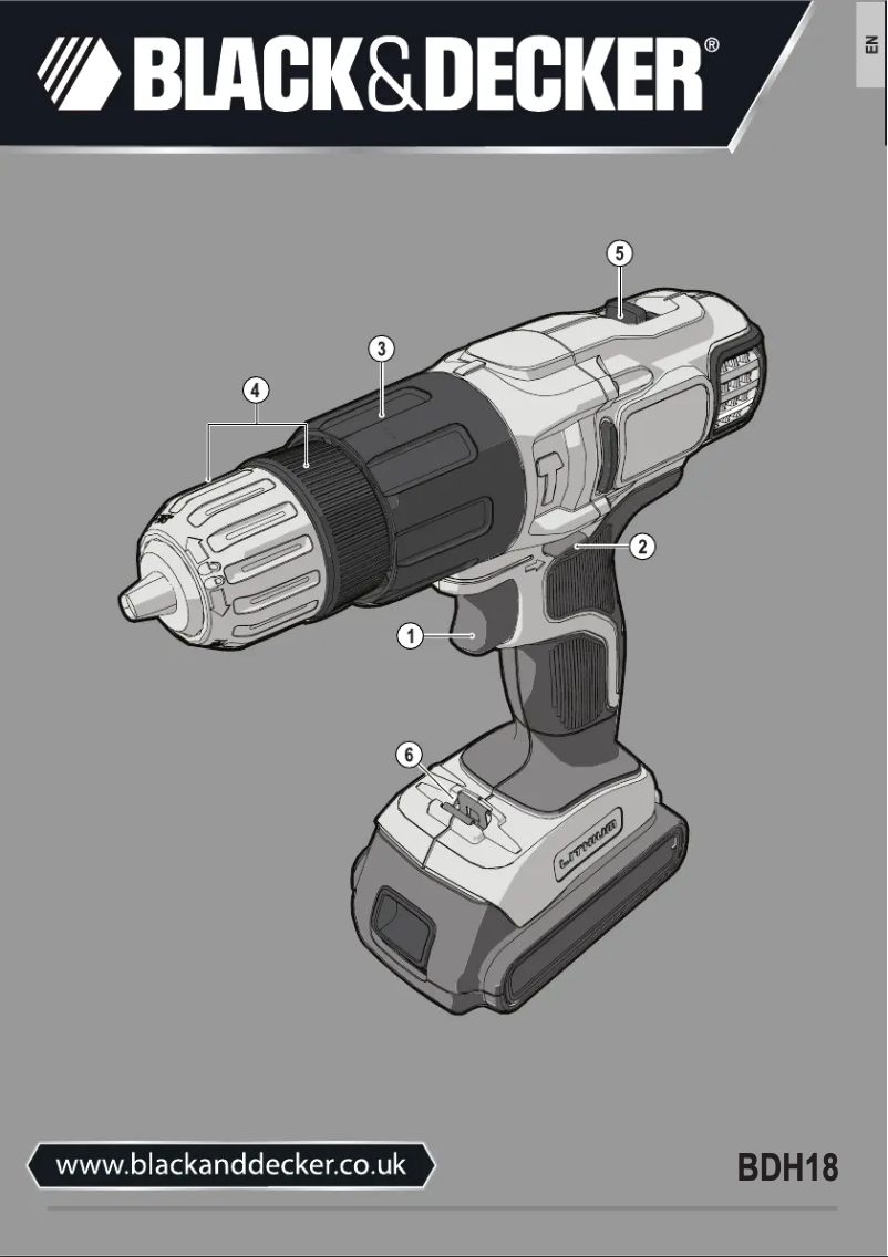 Imagen de la primera página del manual del dispositivo BDH18