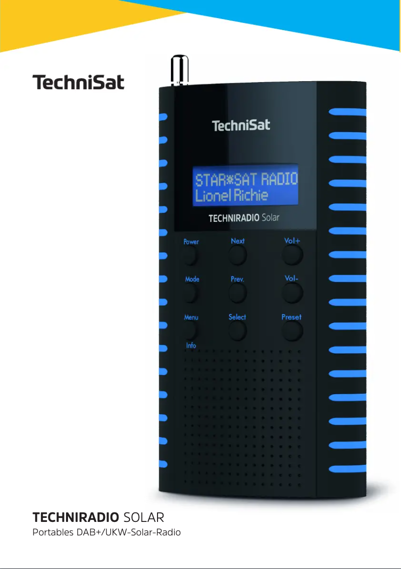 Página 1 del manual Manual de usuario TechniSat TechniRadio Solar