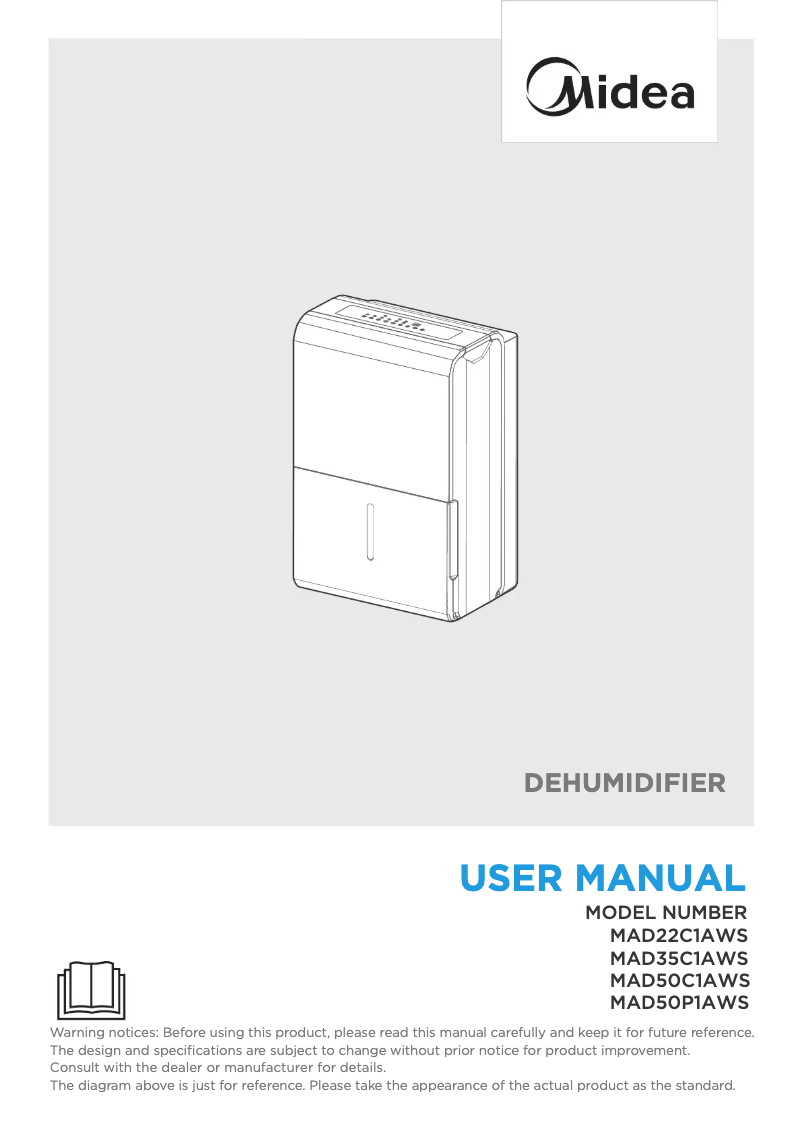 Página 1 del manual Manual de usuario Midea MAD22C1AWS