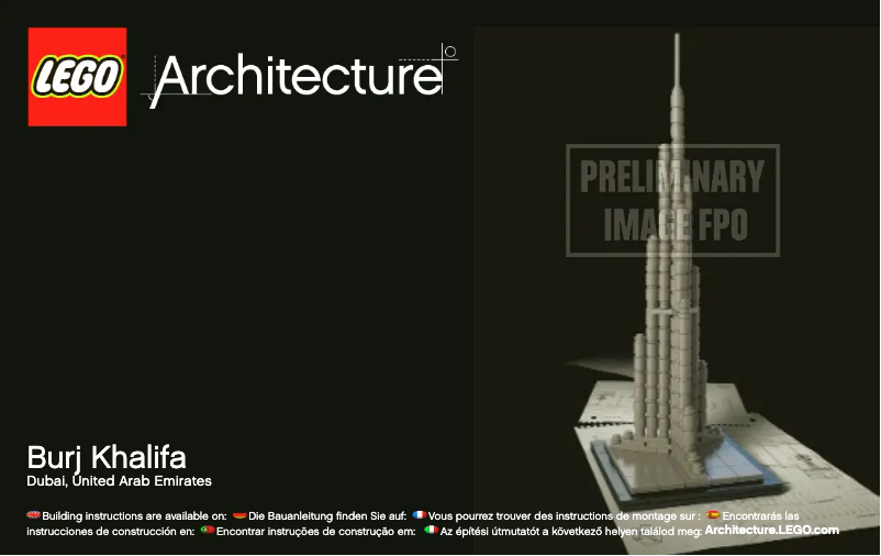 Imagen de la primera página del manual del dispositivo Burj Khalifa