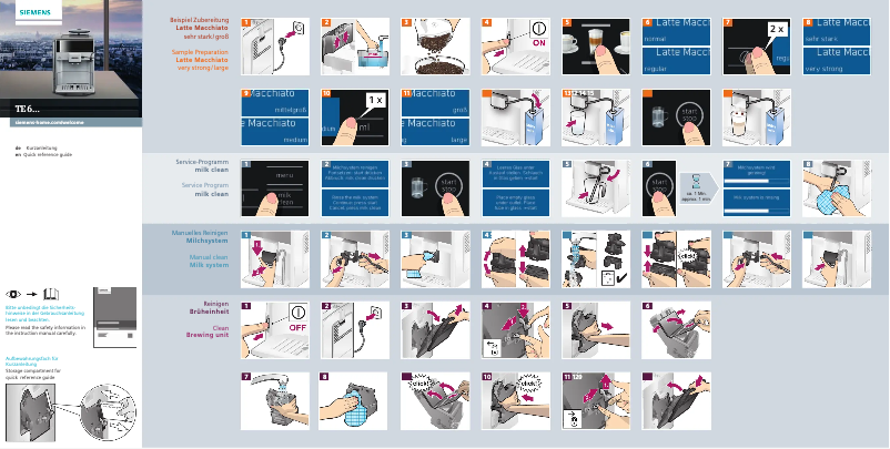 Imagen de la primera página del manual del dispositivo TE607F03DE