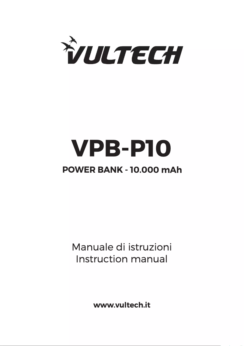 Página 1 del manual Manual de usuario Vultech VPB-P10