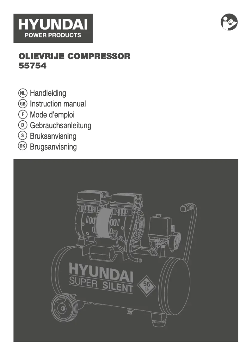 Página 1 del manual Manual de usuario Hyundai Super Silent 55754