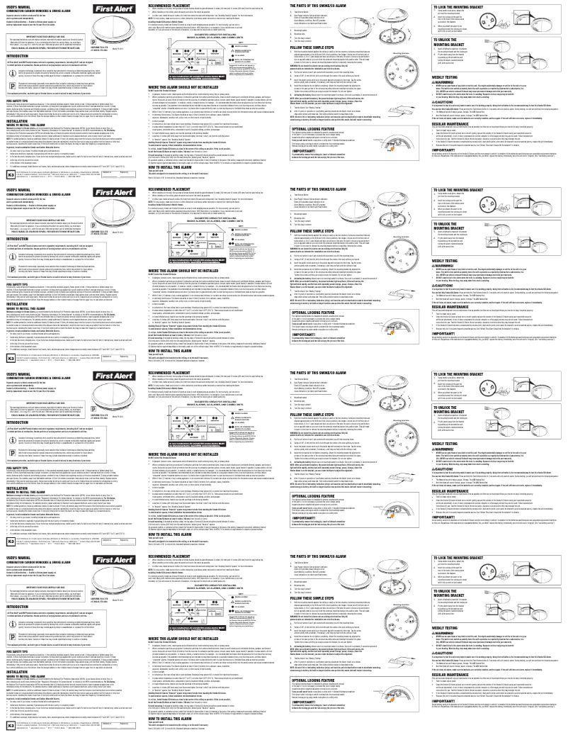 Imagen de la primera página del manual del dispositivo PRC710