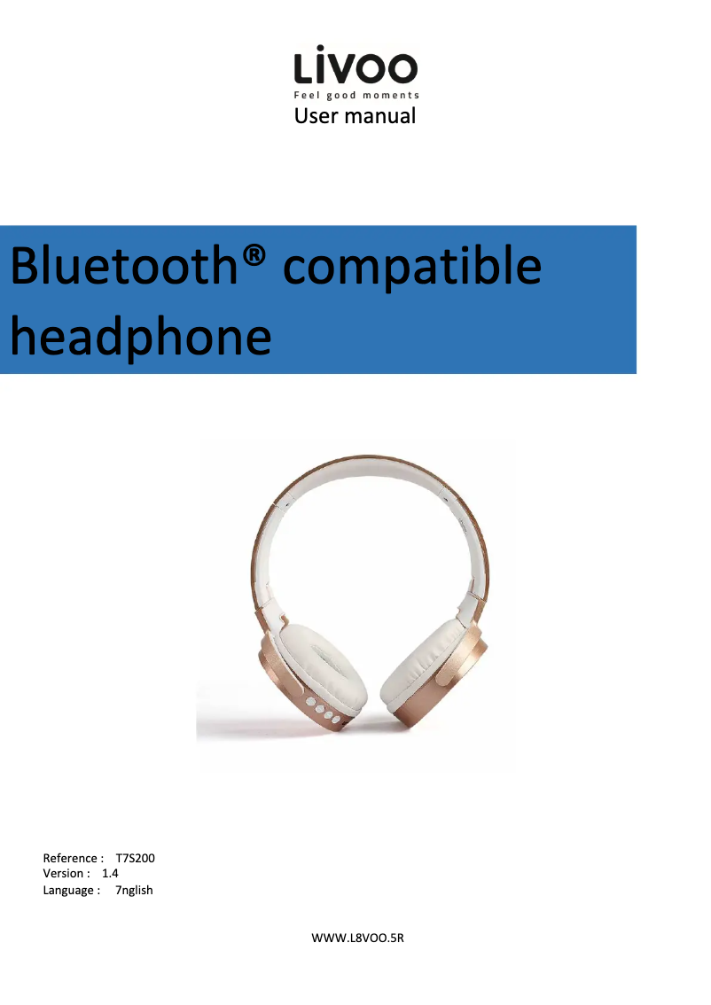 Página 1 del manual Manual de usuario Livoo TES200