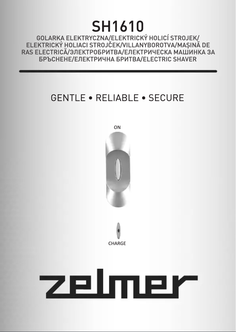 Página nº 1 - Manual de usuario Zelmer SH1610