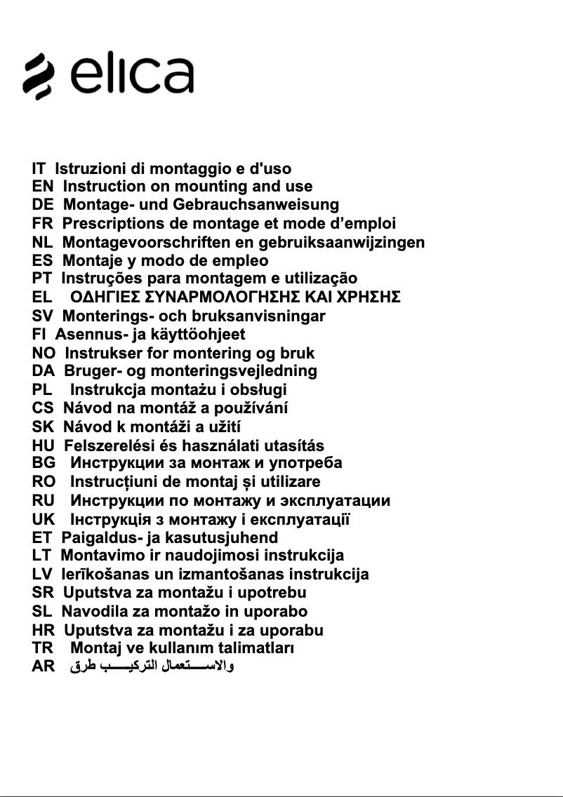 Imagen de la primera página del manual del dispositivo Ciak