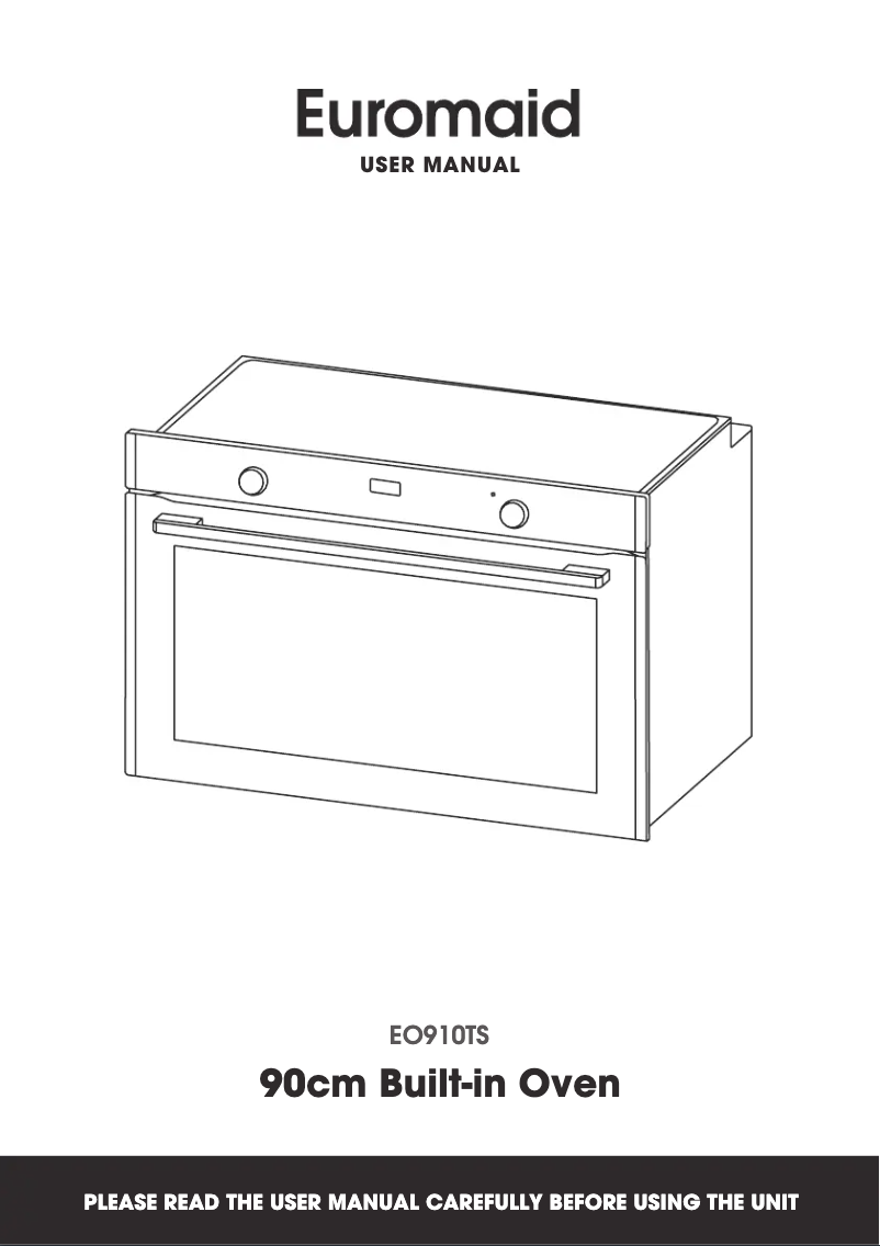 Imagen de la primera página del manual del dispositivo EO910TS
