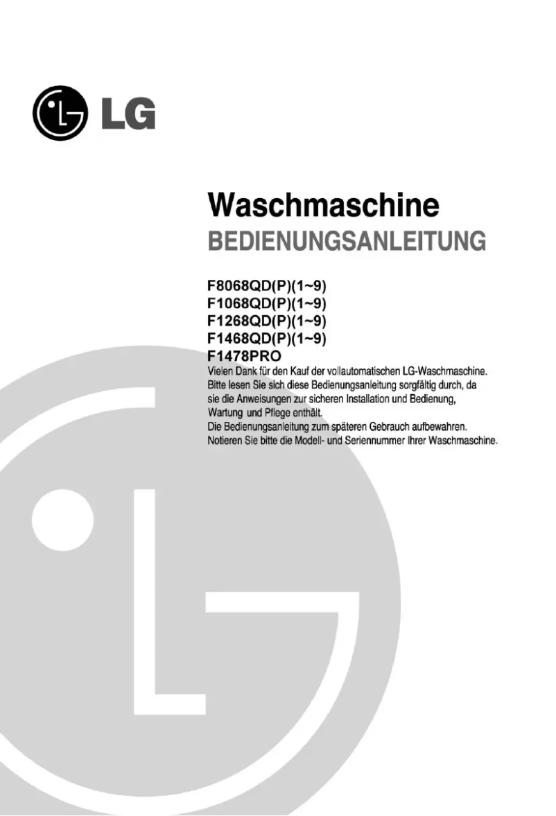 Página 1 del manual Manual de usuario LG F1478PRO