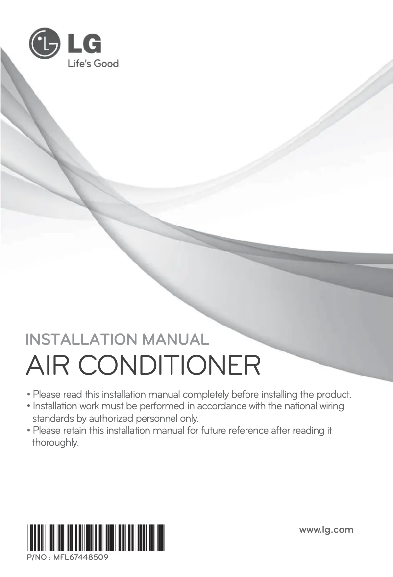 Página nº 1 - Manual de usuario LG AVUQ18GJLA0