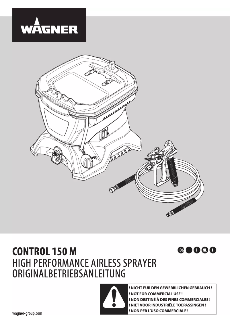 Imagen de la primera página del manual del dispositivo Control 150 M