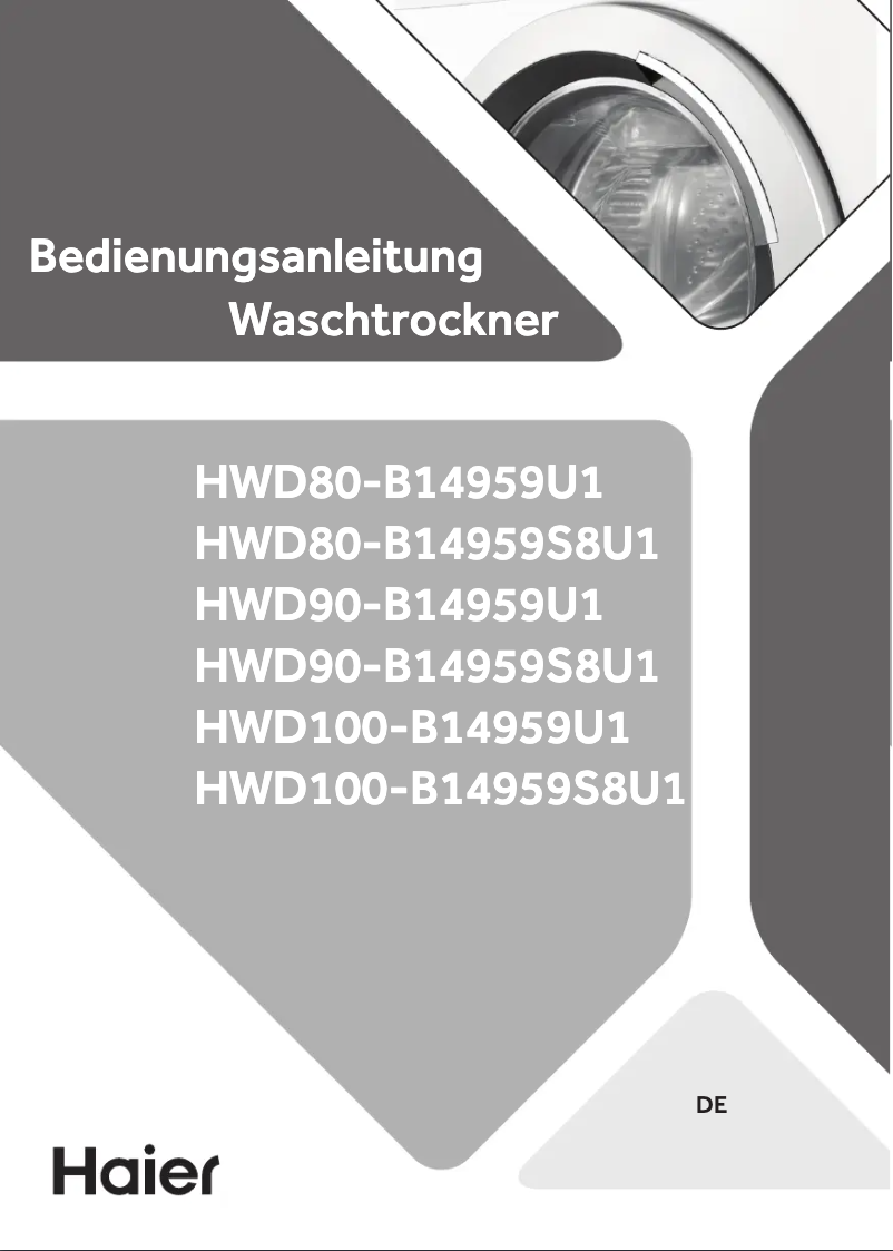 Página 1 del manual Etiqueta energética Haier HWD900B14959S8U1