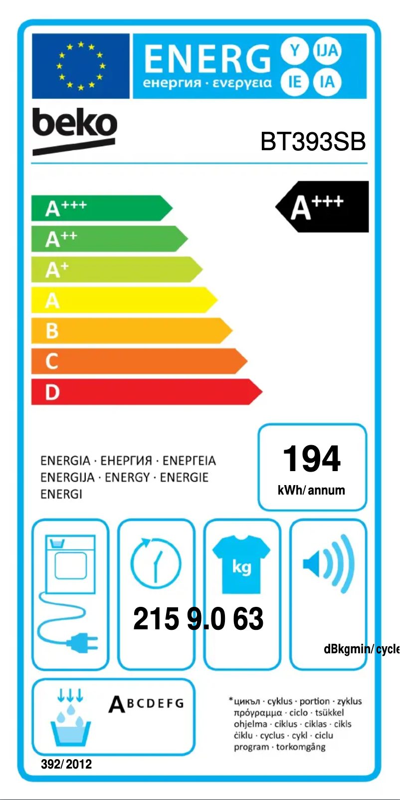 Imagen de la primera página del manual del dispositivo BT393SB